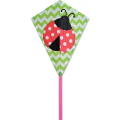 Kites 25 In. Diamond Kite - Lively Ladybug Premier Kites