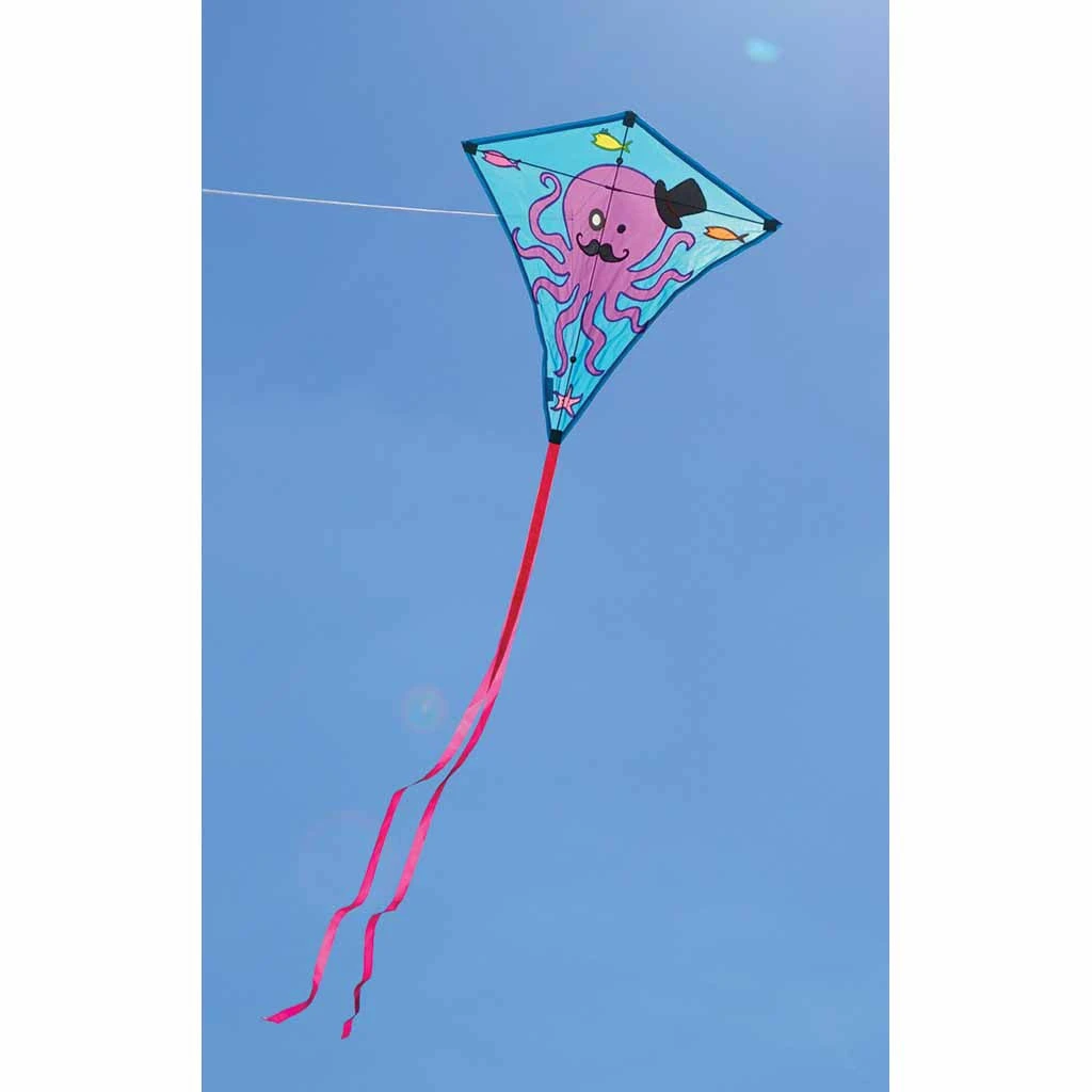 Kites Premier Kites 30 In. Diamond Kite - Dapper Octopus 3 Kites Premier Kites 30 In. Diamond Kite - Dapper Octopus