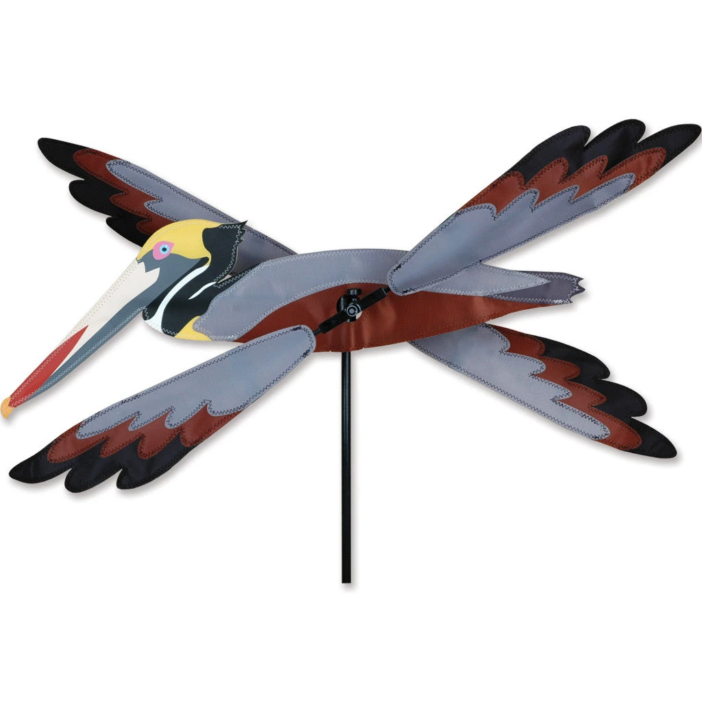 WindGarden WindGarden 23 In. WhirliGig Spinner - Brown Pelican 1 WindGarden WindGarden 23 In. WhirliGig Spinner - Brown Pelican