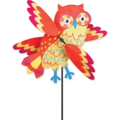 WindGarden 21 In. WhirliGig Spinner - Orange Owl WindGarden