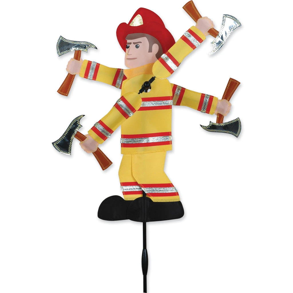WindGarden 20 In. WhirliGig Spinner - Fireman 1 WindGarden 20 In. WhirliGig Spinner - Fireman