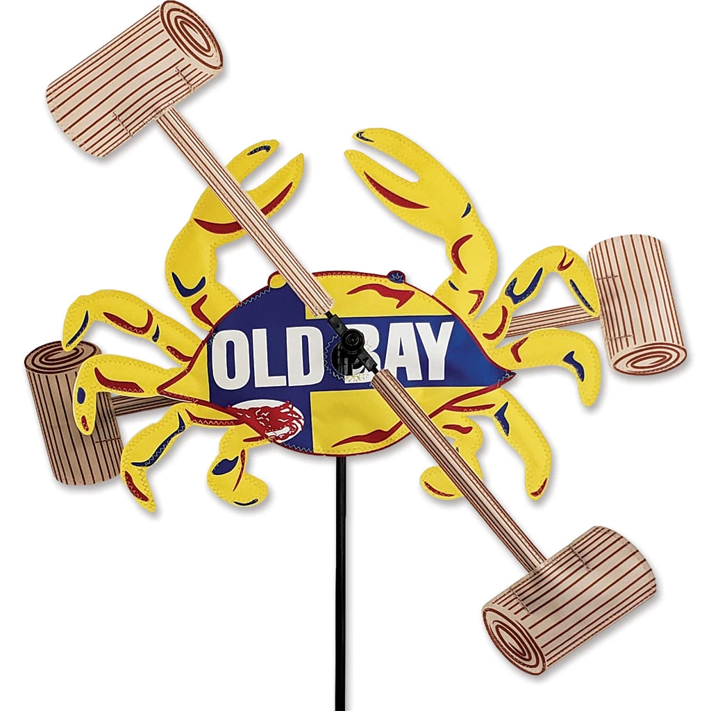 WindGarden 16 In. WhirliGig Spinner - Old Bay Yellow Crab WindGarden 1 WindGarden 16 In. WhirliGig Spinner - Old Bay Yellow Crab WindGarden