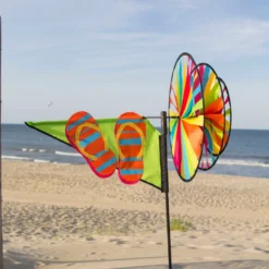 WindGarden Triple Spinner - Flip Flops 9 WindGarden Triple Spinner - Flip Flops