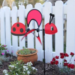 WindGarden WindGarden Petite Spinner - Ladybug 5 WindGarden WindGarden Petite Spinner - Ladybug