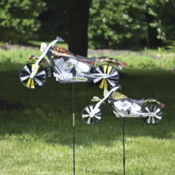 WindGarden 32 In. Motorcycle Spinner - Flame WindGarden