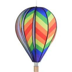 WindGarden 26 In. Hot Air Balloon - Traditional Rainbow