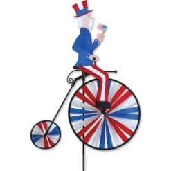 WindGarden WindGarden High Wheel Bike Spinner - Uncle Sam