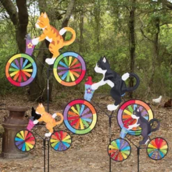 WindGarden 20 In. Bike Spinner - Kitty WindGarden