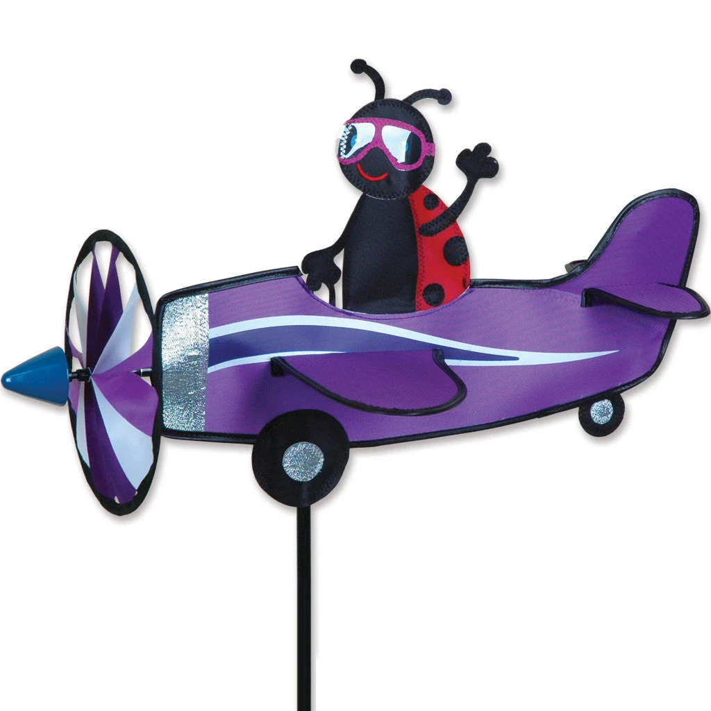 WindGarden 19 In. Pilot Pal Spinner - Ladybug 1 WindGarden 19 In. Pilot Pal Spinner - Ladybug