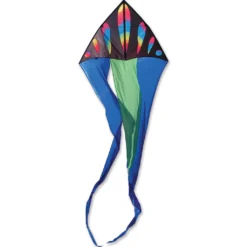 Kites 56 In. Flo-tail Delta Kite - Wavy Bullets Premier Kites