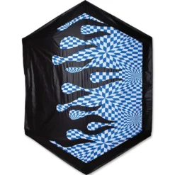 Collections Kites Rokkaku Kite - Op Art Flames
