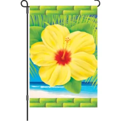Accent Home & Garden 12 In. Flag - Tropical Hibiscus