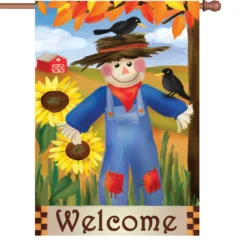 Accent Home & Garden 28 In. Flag - Harvest Scarecrow