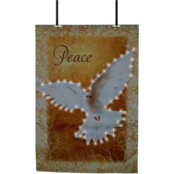Accent Home & Garden Accent 28 In. Flag - Heaven Peace (Fiber Optic)