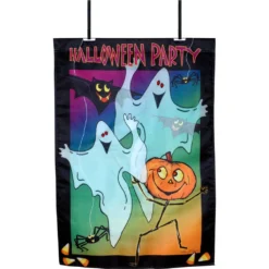 Accent Home & Garden 28 In. Halloween House Flag - Halloween Party (Voice Controlled)