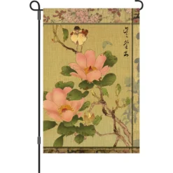 Accent Home & Garden Accent 12 In. Flag - Peony And Bird