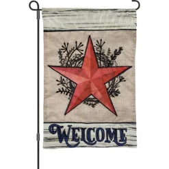 Accent Home & Garden 12 In. Flag - Welcome Star Accent