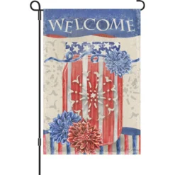 Accent Home & Garden Accent 12 In. Flag - 4th Of July Jar