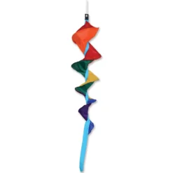 SoundWinds Small Fusilli Spinning Windsock - Rainbow Windsocks