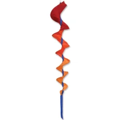 SoundWinds Medium Fusilli Spinning Windsock - Orange Windsocks