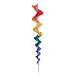 SoundWinds Large Fusilli Spinning Windsock - Rainbow Windsocks