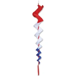 SoundWinds Large Fusilli Spinning Windsock - Patriotic Windsocks