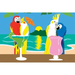 Accent Home & Garden Everyday Windsocks 60 In. Embroidered Applique Windsock - 5 O'Clock Somewhere