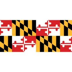 WindGarden Windsock - Maryland Flag