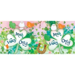 Accent Home & Garden Embroidered Applique Windsock - Irish Vibes