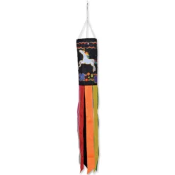 Accent Home & Garden Everyday Windsocks Embroidered Applique Windsock - Unicorn Party