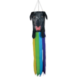 Accent Home & Garden Pet Windsock - Black Labrador Retriever