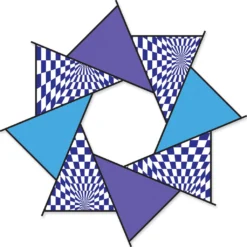 20 In. F-Stop Spinner For Kites And Line - Cool Op-Art