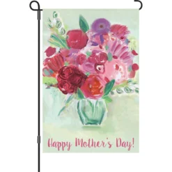 Accent Home & Garden 12 In. Flag - Mother's Day Bouquet Accent