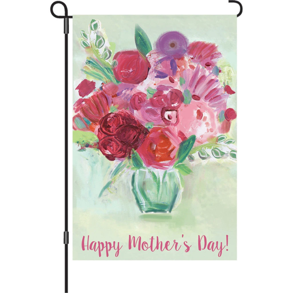 Accent Home & Garden 12 In. Flag - Mother's Day Bouquet Accent 1 Accent Home & Garden 12 In. Flag - Mother's Day Bouquet Accent