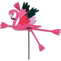 WindGarden WhirliGig Spinner - Running Flamingo