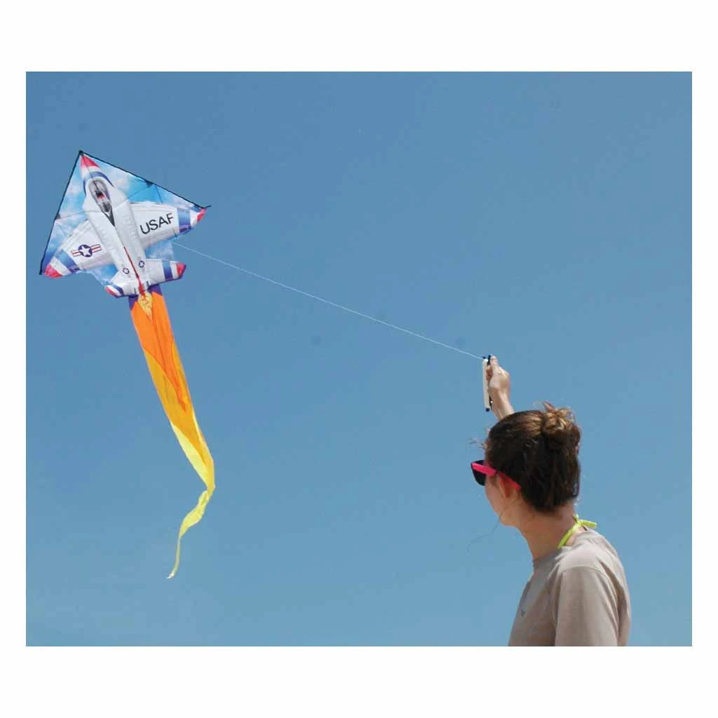 Kites 2D Jet Kite - F-16 Thunderbird Premier Kites 2 Kites 2D Jet Kite - F-16 Thunderbird Premier Kites